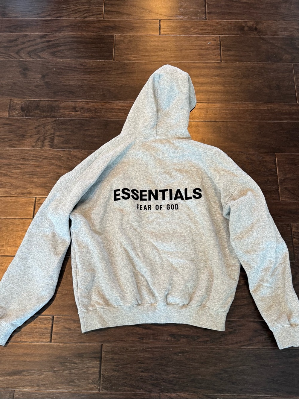 Fear of God Grey Pullover Hoodie with Small Chest Logo | Small (fits like M) - Picture 2 of 8